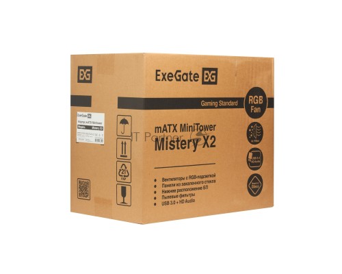 Компьютерный корпус Minitower ExeGate Mistery X2