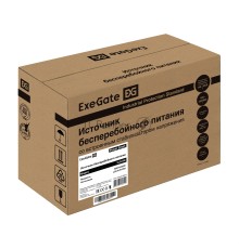 ИБП ExeGate Power Smart ULB-500.LCD.AVR.2SH <500VA/300W, LCD, AVR, 2*Schuko, металлический корпус, Black>