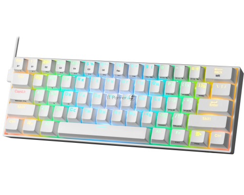 Беспроводная клавиатура DEFENDER DRACONIC RU WHITE 77810