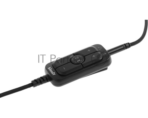 Наушники с микрофоном A4Tech Bloody M590i синий/белый 1м мониторные USB оголовье (M590I SPORTS NAVY)