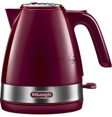 Чайник электрический DeLonghi KBLA2001.R 1.7л. 2000Вт красный