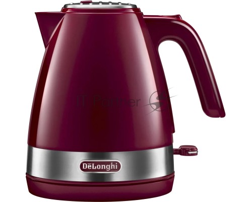 Чайник электрический DeLonghi KBLA2001.R 1.7л. 2000Вт красный