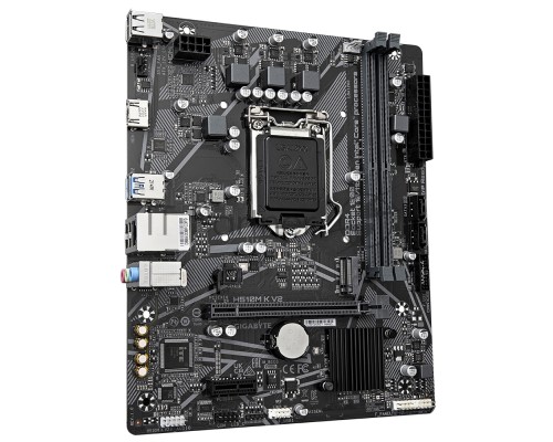 Материнская плата GIGABYTE H510M K V2 (rev. 2.0), LGA 1200, Intel Q470, 2xDDR4, 2xSATA, 1xM.2, 1xPCI-E 3.0 x16, 1xPCI-E 3.0 x1, 1xHDMI, 1x 1Gb LAN, 2xUSB 3.2 Gen 1, 4xUSB 2.0, 3x3.5 мм, 7.1, Micro ATX