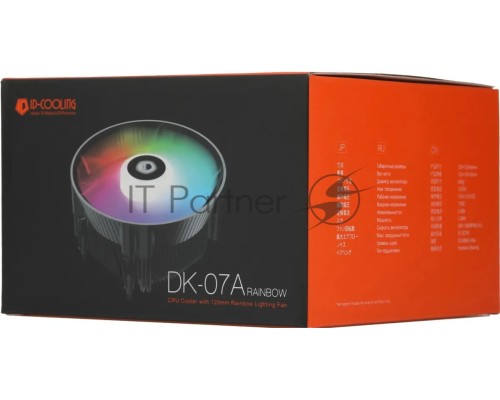 Кулер ID-Cooling DK-07A RAINBOW  125W Soc-AM5/AM4 4-pin 14-26dB Al  400gr LED Ret