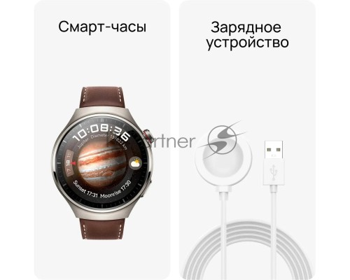 Умные часы HUAWEI 4 PRO TITAN/BROWN MDS-AL00 55020APB