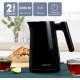 Чайник электрический Galaxy Line GL 0336, черный, пластик, 2200 Вт, 1 л