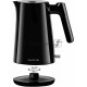 Чайник электрический Galaxy Line GL 0336, черный, пластик, 2200 Вт, 1 л