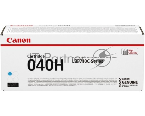 Картридж лазерный Canon 040HC 0459C002 голубой (10000стр.) для Canon LBP-710/712