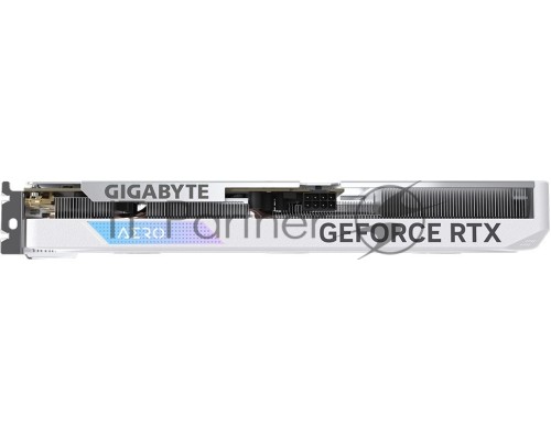 Видеокарта Gigabyte GV-N4060AERO OC-8GD NVIDIA GeForce RTX 4060 8192Mb 128 PCI-E 4.0  GDDR6 2580/18000 HDMIx2 DPx2 HDCP Ret