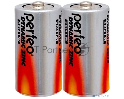 Батарейка Perfeo R14/2SH Dynamic Zinc