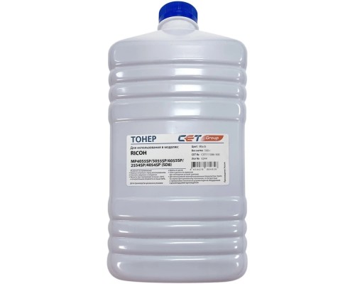 [Запасные части для принтеров и копиров] Тонер SD8 для RICOH MP2554SP (CET), 500г/бут, (унив.), CET111086-500