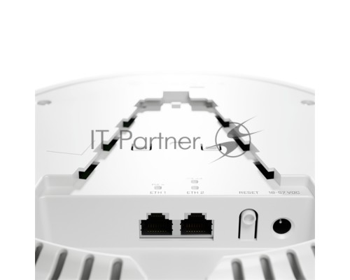 Точка доступа MikroTik cAPGi-5HaxD2HaxD cAP ax Wi-Fi 6, AX1800, 2RJ45 1gbit