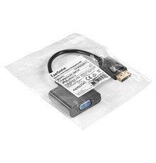 Кабель-переходник DisplayPort-VGA ExeGate EX-DPM-VGAF-0.2 (20M/15F, 0,2м)