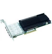 Сетевой адаптер Lr-Link LRES1024PF-4SFP+ PCIe v3.0 x8 4*SFP+ 10G NIC Card на базе Intel 82599
