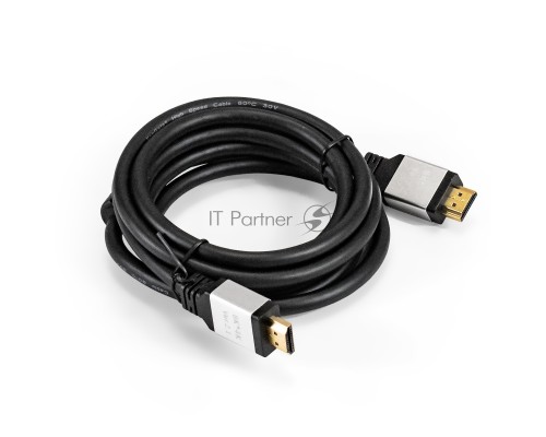 Кабель HDMI ExeGate EX-CC-HDMI8K-2.0 (19M/19M, v2.1, 2м, 8K UHD, Ethernet, позолоченные контакты)