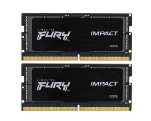 [Модуль памяти] Модуль памяти SO-DIMM DDR5 32Gb (2x16Gb) PC48000 6000Mhz Kingston Fury Impact (KF560S38IBK2-32)
