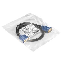 Кабель VGA Pro ExeGate EX-CC-PVGA-15M15M-1.0 (15M/15M, 1м, 2 фильтра, позолоченные контакты, экран)