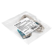 Кабель-адаптер USB 2.0-RS232 ExeGate EX-UAS-1.8 (Am/DB9M, 1,8м, крепеж разъема - винты)