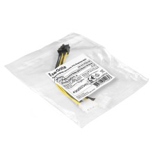 Переходник питания PCI-Express 8pin ExeGate EX-CC-PSU-62 (от 2х разъемов Molex (IDE) блока питания, 0,15м)