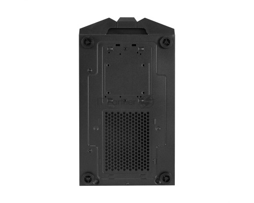 Компьютерный корпус Miditower ExeGate EVO-9205 (ATX, без БП, с окном, 1*USB+1*USB3.0, аудио, 3 вент. 12см с RGB подсветкой)