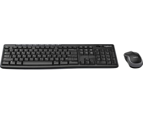 Клавиатура + мышь Logitech MK270 клав:черный мышь:черный USB беспроводная Multimedia (920-004509)