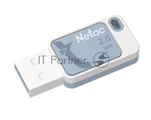 Флеш диск Netac UA31, 32Gb USB2.0, NT03UA31N-032G-20BL синий
