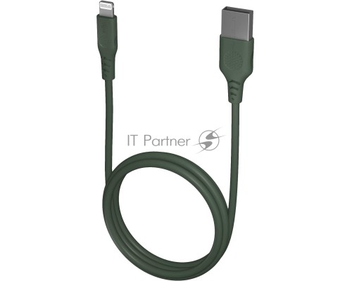 Кабель Vipe VPCBLMFIPVCGRN USB (m)-Lightning (m) 1.2м зеленый