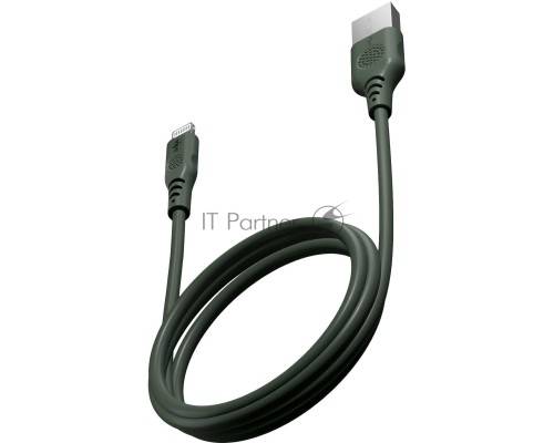 Кабель Vipe VPCBLMFIPVCGRN USB (m)-Lightning (m) 1.2м зеленый