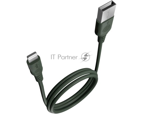 Кабель Vipe VPCBLMFIPVCGRN USB (m)-Lightning (m) 1.2м зеленый