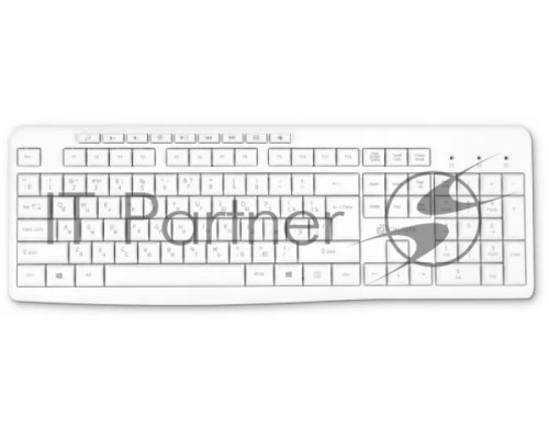 Клавиатура Оклик K225W белый USB беспроводная Multimedia (1875235)