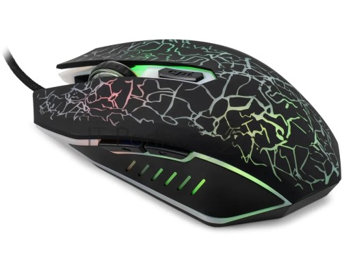 Мышь проводная Oklick 896G черный, 12800 dpi, USB, кнопки - 5