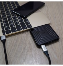 Твердотельный диск 2TB Silicon Power PC60, External, USB 3.2 Type-C [R/W - 540/500 MB/s] черный