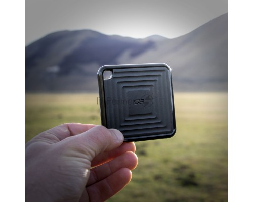 Твердотельный диск 2TB Silicon Power PC60, External, USB 3.2 Type-C [R/W - 540/500 MB/s] черный