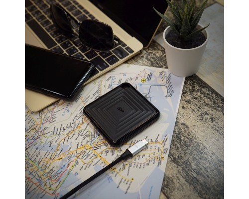 Твердотельный диск 2TB Silicon Power PC60, External, USB 3.2 Type-C [R/W - 540/500 MB/s] черный
