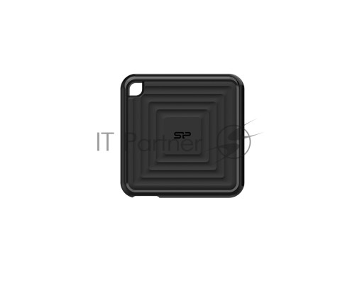 Твердотельный диск 2TB Silicon Power PC60, External, USB 3.2 Type-C [R/W - 540/500 MB/s] черный
