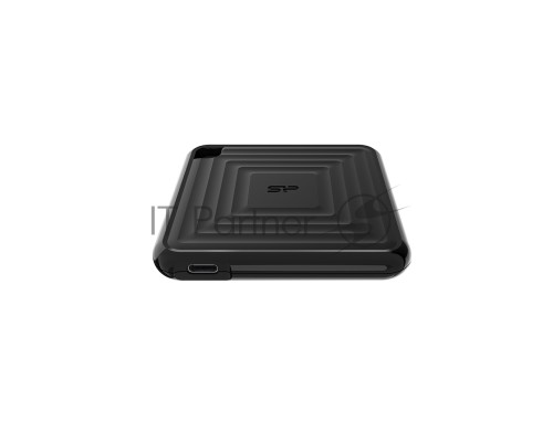 Твердотельный диск 2TB Silicon Power PC60, External, USB 3.2 Type-C [R/W - 540/500 MB/s] черный