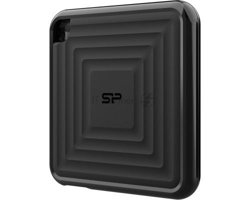 Твердотельный диск 2TB Silicon Power PC60, External, USB 3.2 Type-C [R/W - 540/500 MB/s] черный
