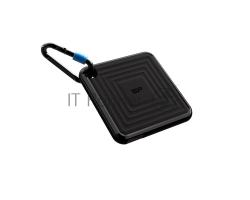 Твердотельный диск 2TB Silicon Power PC60, External, USB 3.2 Type-C [R/W - 540/500 MB/s] черный