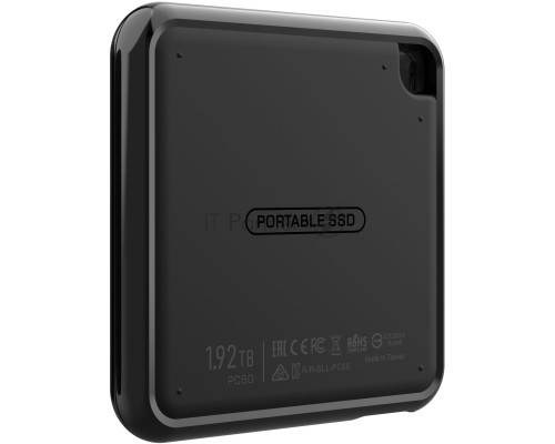 Твердотельный диск 2TB Silicon Power PC60, External, USB 3.2 Type-C [R/W - 540/500 MB/s] черный