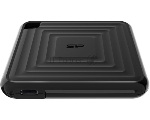 Твердотельный диск 2TB Silicon Power PC60, External, USB 3.2 Type-C [R/W - 540/500 MB/s] черный