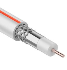 PROconnect (01-2401-2-20) Кабель коаксиальный SAT 50M, 75Ом, CCS/Al/Al, 75%, 20м, INDOOR, белый