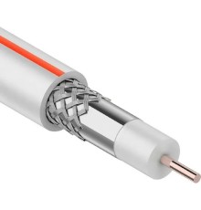 PROconnect (01-2401-2-50) Кабель коаксиальный SAT 50M, 75Ом, CCS/Al/Al, 75%, 50м, INDOOR, белый