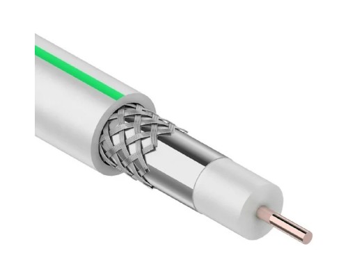[Кабель] PROconnect (01-2431-2-50) Кабель коаксиальный SAT 703B, 75Ом, CCS/Al/Al, 75%, 50м, INDOOR, белый