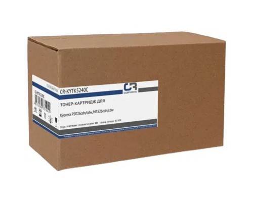 [Расходные материалы] Картридж лазерный CopyRite CR-KYTK5240C TK-5240C голубой (3000стр.) для Kyocera P5026cdn/cdw/M5526cd