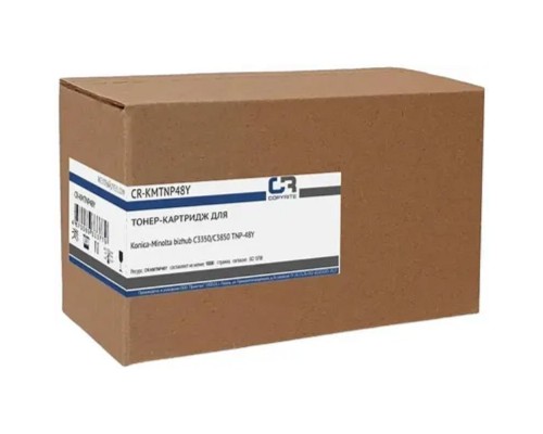[Расходные материалы] Картридж лазерный CopyRite CR-KMTNP48Y TNP-48Y желтый (10000стр.) для Konica Minolta bizhub С3350/С3