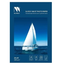 NV Print (NVP-180Gl4Rs25) Глянцевая фотобумага для струйной печати 180 г/м2 4R(100mmx150mm) 25  листов