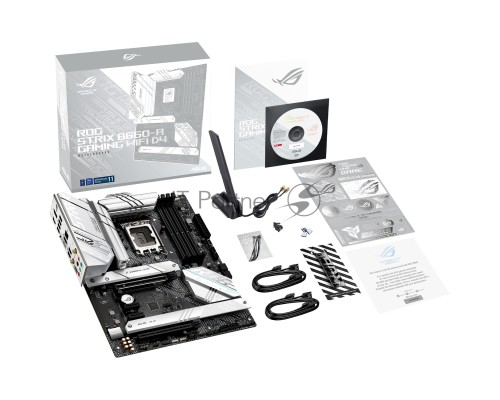 Материнская плата ASUS ROG STRIX B660-A GAMING WIFI D4, LGA 1700, Intel B660, 4xDDR4, 4xSATA, 3xM.2, 1xPCI-E 5.0 x16, 1xPCI-E 3.0 x4, 2xPCI-E x1, 1xHDMI, 1xDP, 1x 2.5Gb LAN, 4xUSB 2.0, 2xUSB 3.2 Gen 1, 1xUSB-A 3.2 Gen 2, 1xUSB-C 3.2 Gen 1, 1xUSB-C 3.2 Ge