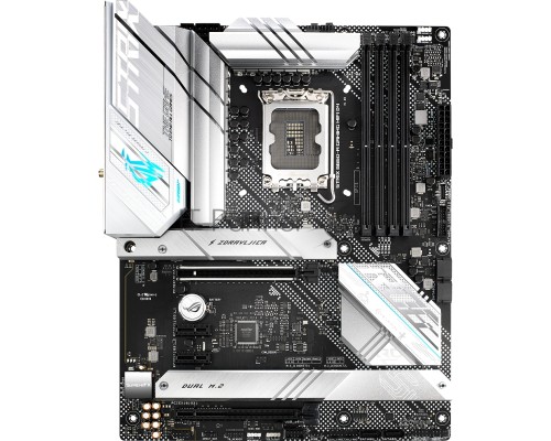 Материнская плата ASUS ROG STRIX B660-A GAMING WIFI D4, LGA 1700, Intel B660, 4xDDR4, 4xSATA, 3xM.2, 1xPCI-E 5.0 x16, 1xPCI-E 3.0 x4, 2xPCI-E x1, 1xHDMI, 1xDP, 1x 2.5Gb LAN, 4xUSB 2.0, 2xUSB 3.2 Gen 1, 1xUSB-A 3.2 Gen 2, 1xUSB-C 3.2 Gen 1, 1xUSB-C 3.2 Ge