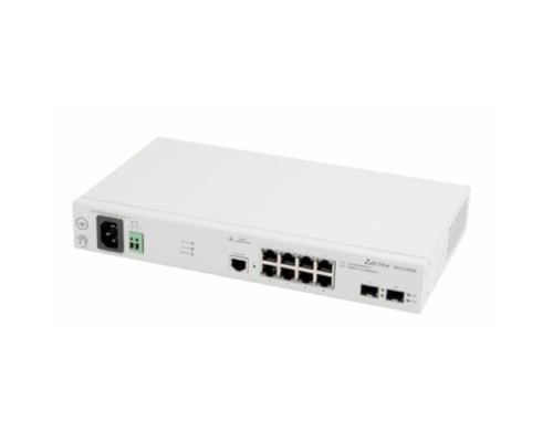 [Сетевое оборудование] ELTEX MES2408B Ethernet-коммутатор 8 портов 10/100/1000BASE-T, 2 порта 100BASE-FX/1000BASE-X, L2,220В AC, 12В