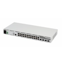 ELTEX MES2424B Ethernet-коммутатор 24 порта 10/100/1000BASE-T, 4 порта 1000BASE-X/10GBASE-R, L3, 220В AC, 12B DC